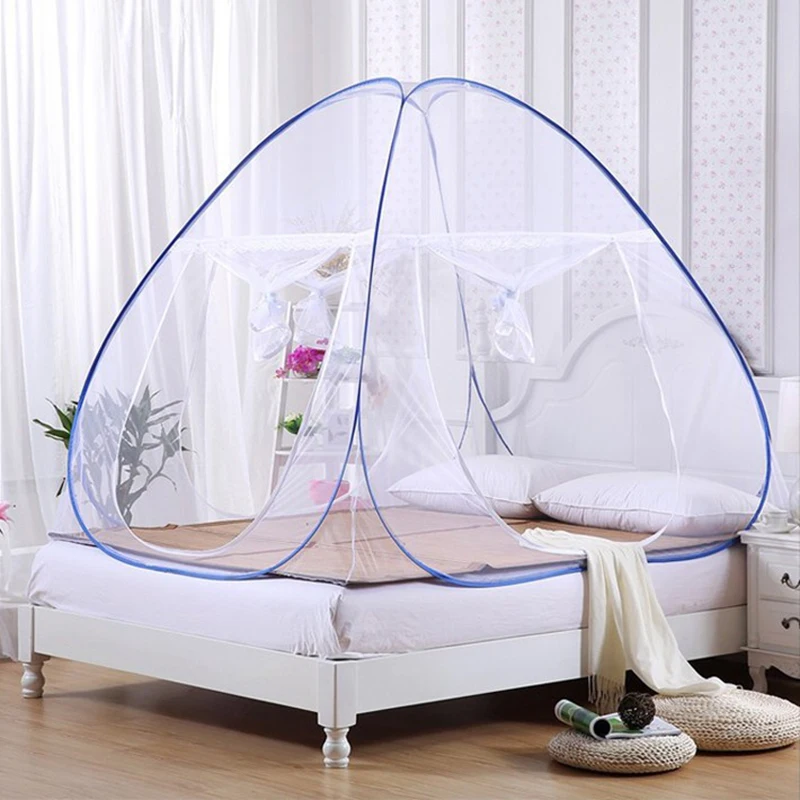 Cheap polyester Circular Palace Romantic Bed Canopy Lace Princess King Size Mosquito Net