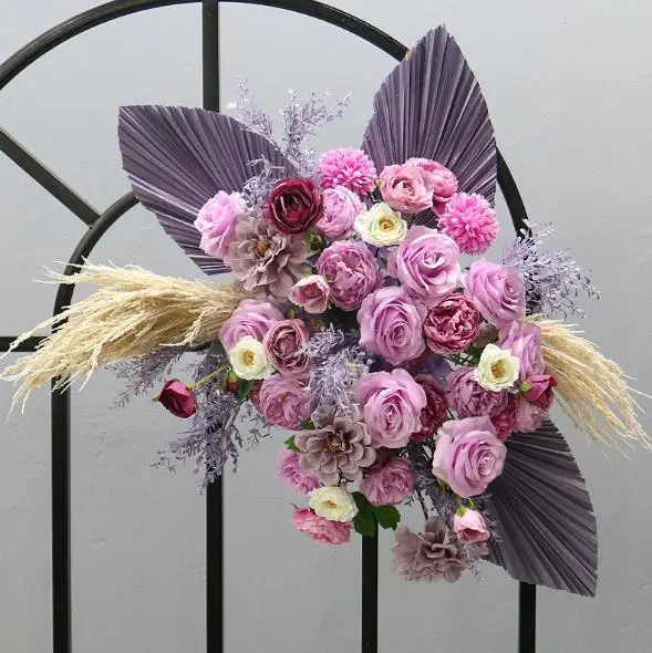 Hot Sale Natural Dried palm Flower Bouquet Simulation Flower Decoration Ornament