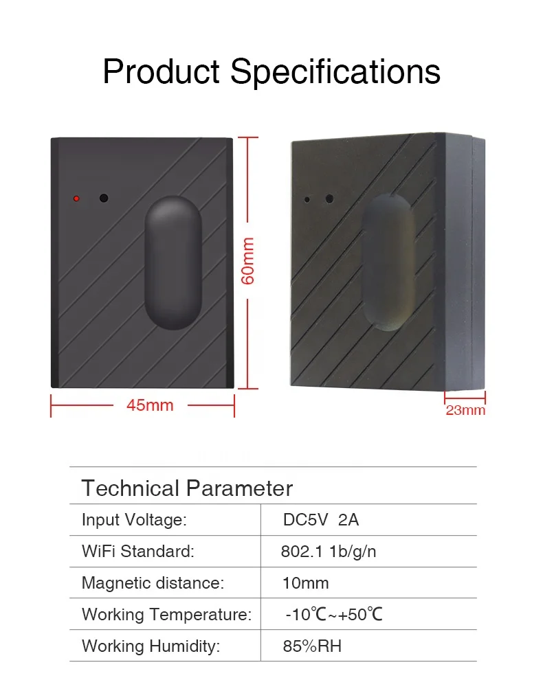 Saikiot Tuya Garage Door Motor Control WIFI Automatic Garage Door Open/Close Sensors Alexa Google Wireless Garage Door Opener
