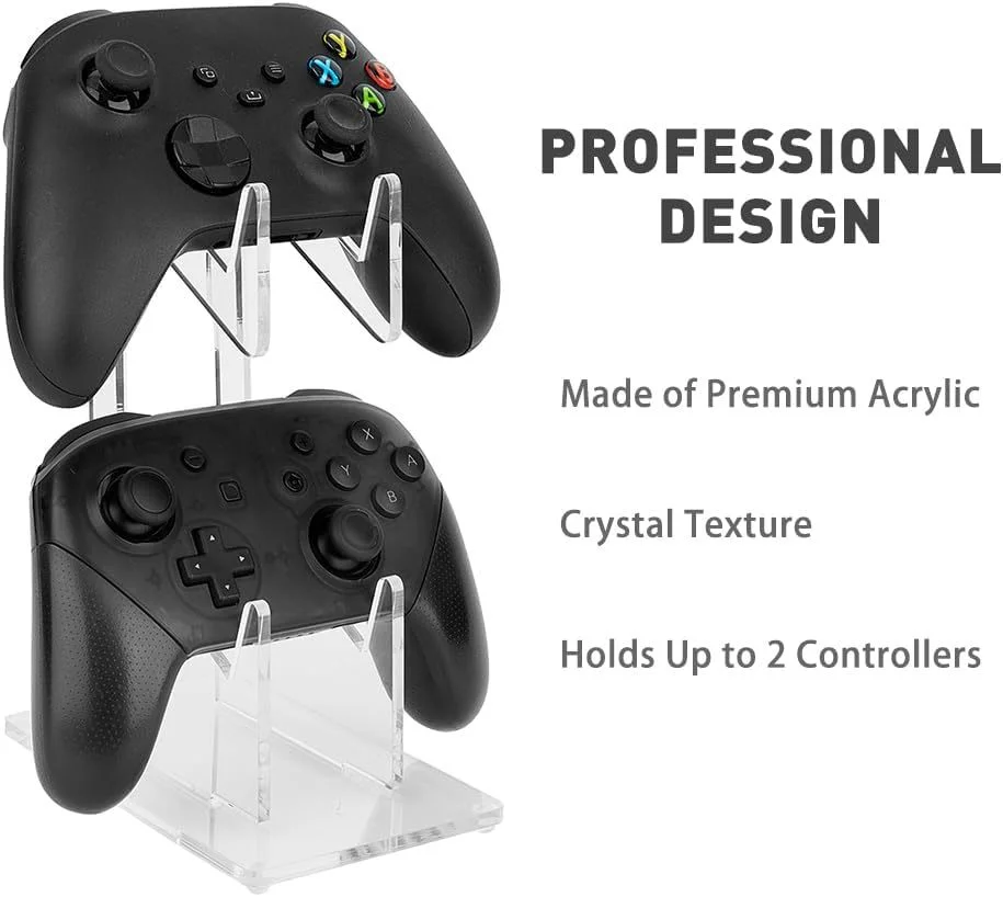 Transparent Game Controller Display Rack Convenient Stand Gaming Accessories Made Acryl Plexiglass Plastic Shops Advertising