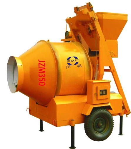 JZM350 Mobile Mini Electric concrete mixer with pump