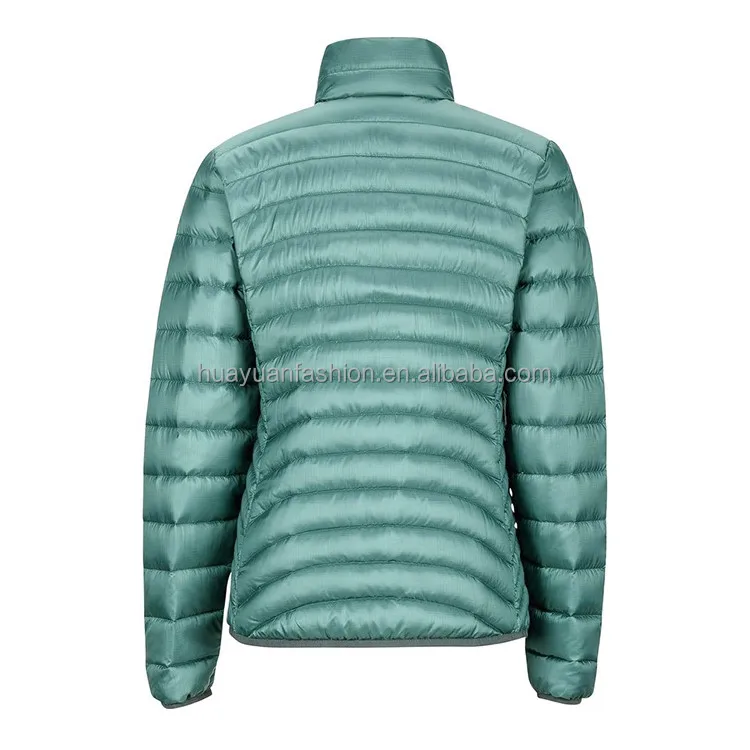 Customization Apparel Garment Manufacturer Cotton Polyester Padded Down Girls Quilted Jacket For Women