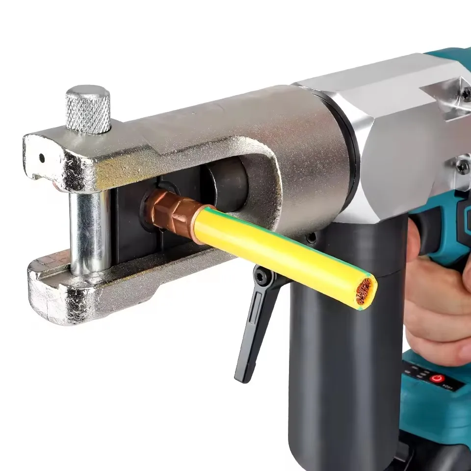 Hydraulic Crimping Tool 10-240 sqmm Battery Powered Cable Clamp Machine