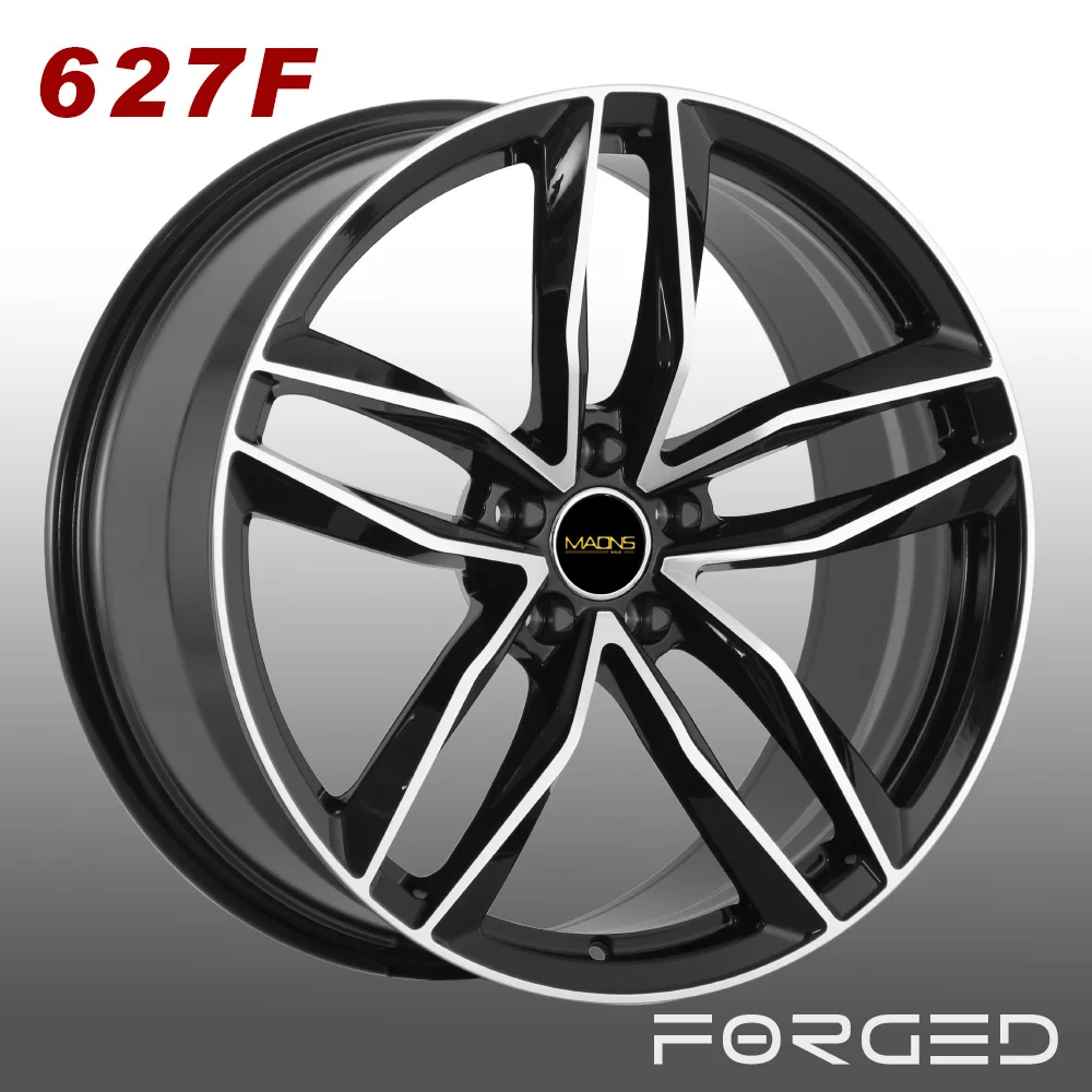 WHEELSHOME RS6 627F 18inch 19inch 5 Spokes Black Gunmetal Alloy Forged wheels