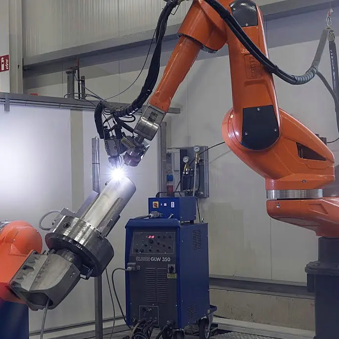 
High Effective Wire Mesh Frame Sliding Block Industrial Robots Welding Machine System 