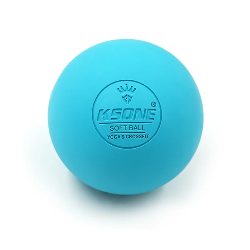 Official standard NCAA custom logo  63mm natural rubber foam soft  lacrosse  ball.