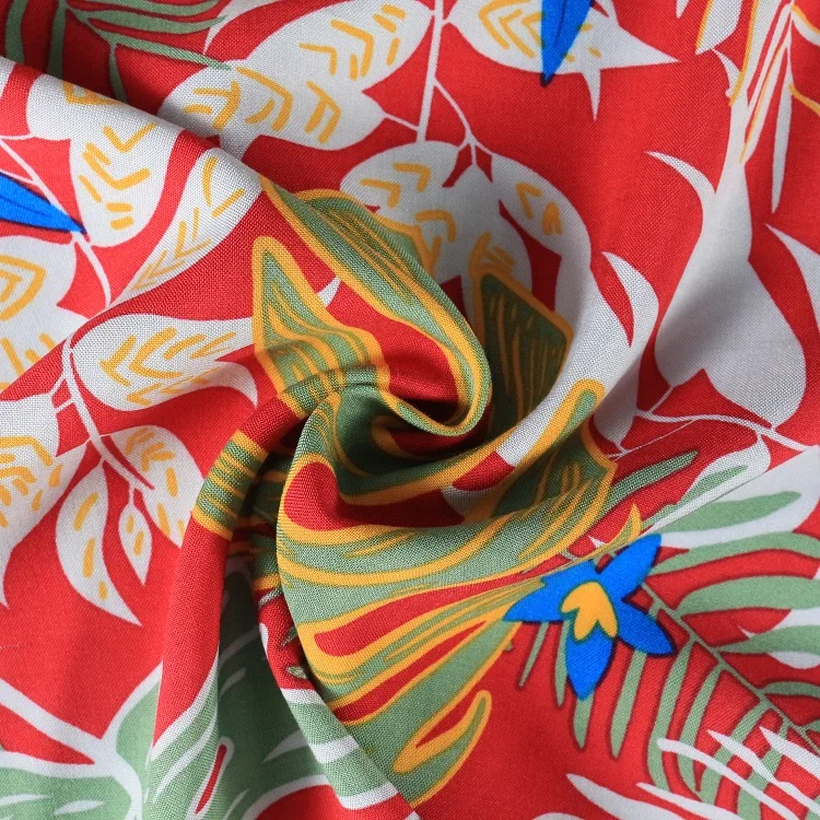 Factory price Ready goods Manufacturer digital printing rayon fabric 100% viscose fabric for dress