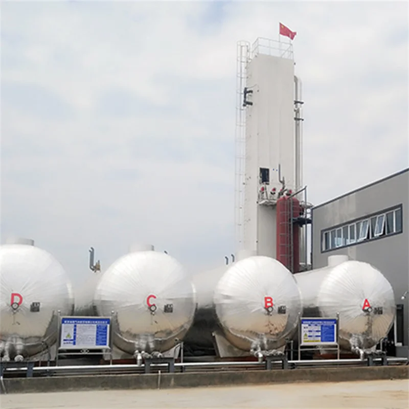 Высококачественная установка для разделения продуктов LCO2 99.99% жидкого диоксида углерода с транспортным баком