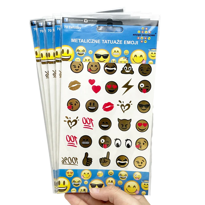 Custom Metaliczne Good Mood  Temporary Tattoo Sticker Other Stickers Product