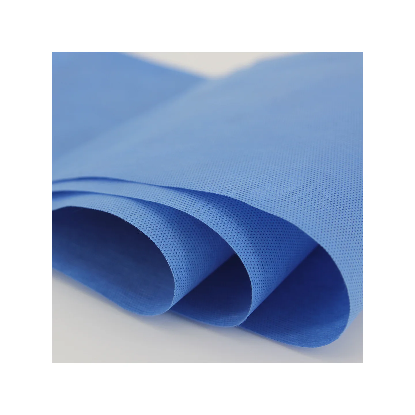 Non-toxic SMS 45g Blue White Nonwoven Medical Fabric Material/disposable Sms Surgical Gown Fabrics