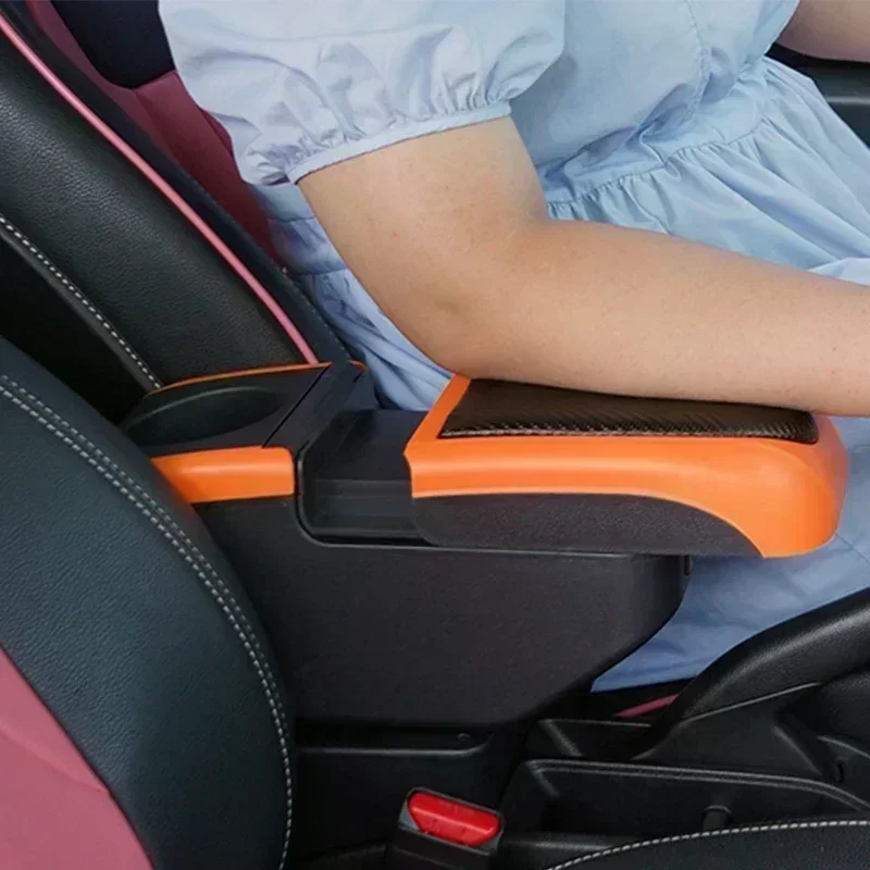 TONC Mahindra Bolero Center Console Armrest Box, with dual-layer storage, seamlessly integrated USB charging, and cup holder