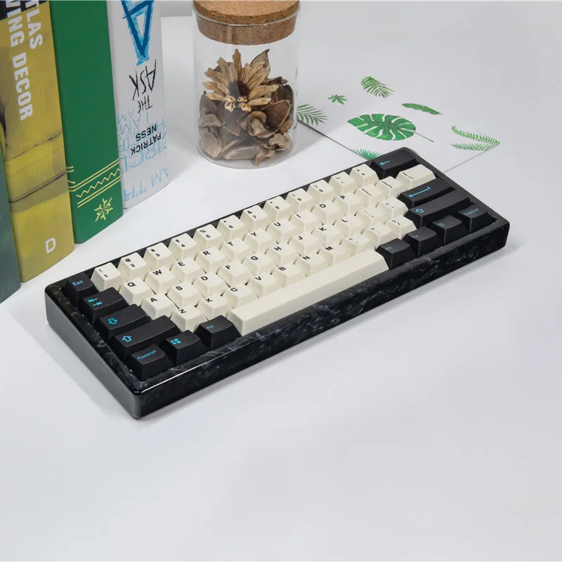 New Resin Transparent Keyboard Shell Compatible Gh60 Xd60 DIY Mechanical Keyboard Shell 60% Keyboard Case