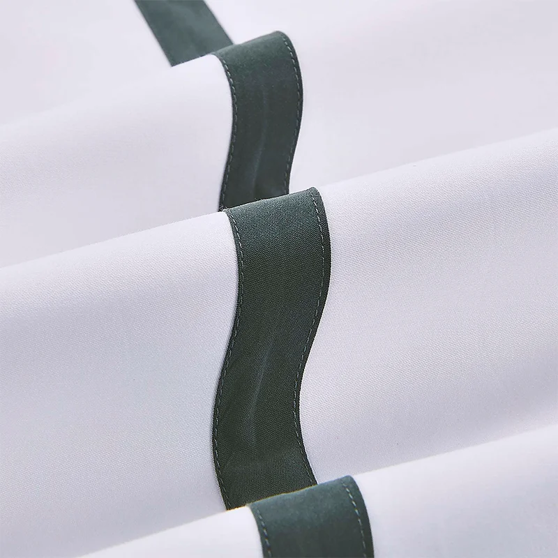 Custom bedding set luxury bedding  Duvet Cover Set white bed sheets 100 cotton for winter