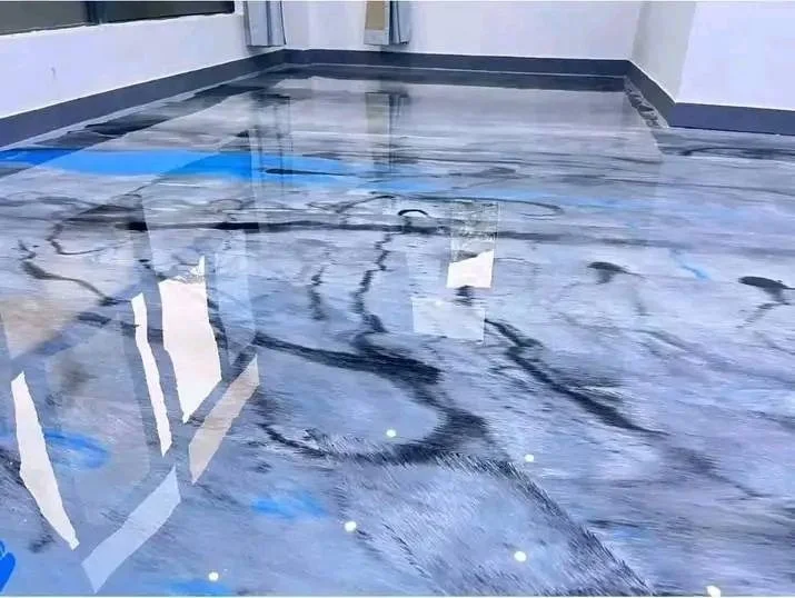 Clear crystal epoxy resin and hardener silicone sealant  casting wood table crafts coating for flooring 3D  metallic floor