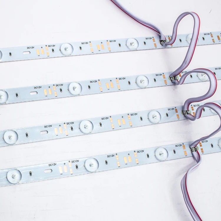 Hot Selling Factory Price LED Backlight Lens Diffusion Reflection 12V  3030 LED Strip Rigid