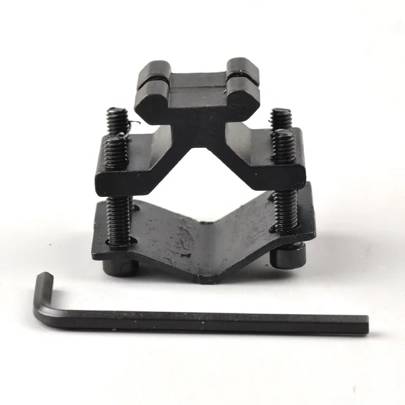 Adjustable Double Rail 20mm Weaver Barrel Mount Adapter