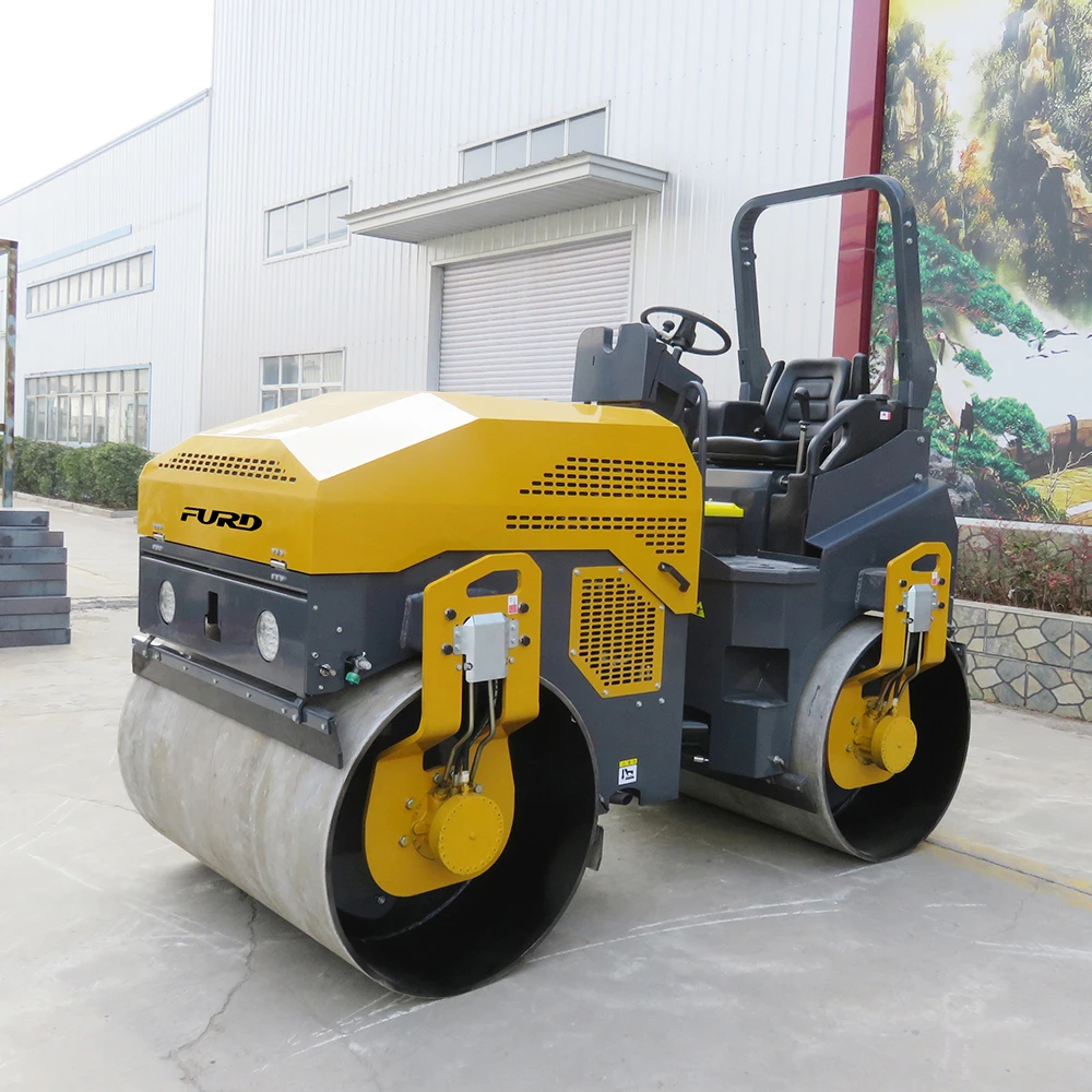 Diesel Engine 4 Ton Industrial Compactor Machine Hydraulic Transmission Vibrating Asphalt Road Roller Price For Sale