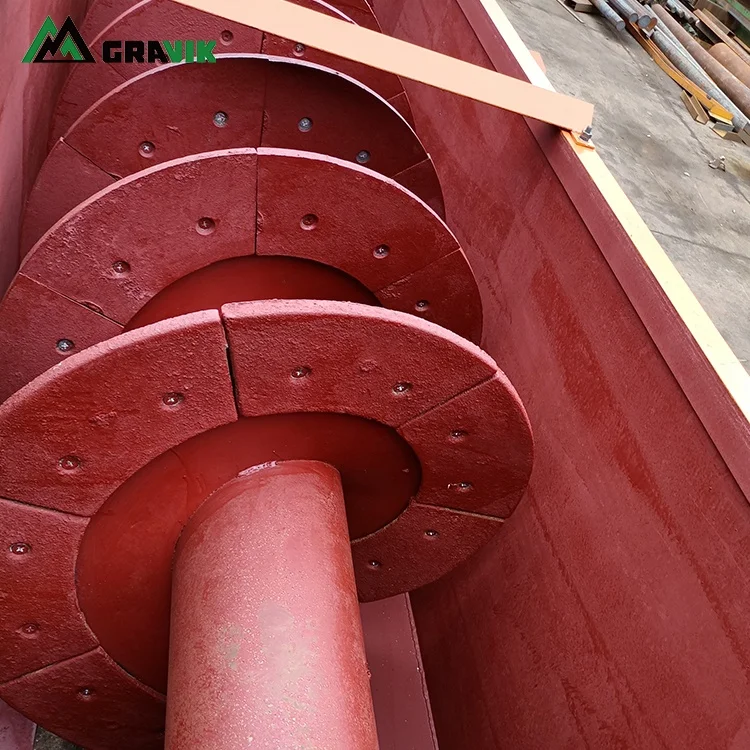 Spiral Washer Mining Plant Equipment Iron Ore Washing Machine Screw Sand Washer