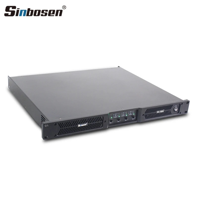 K4-1000 class d 1000 watts 4 channel power amplifier professional amplificador de audio