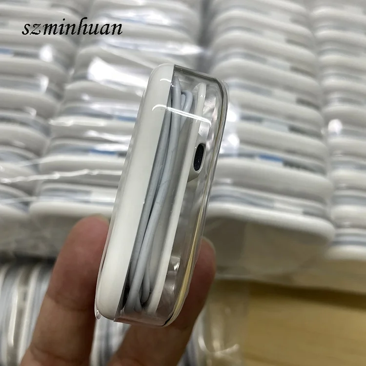 For iPhone 3.5mm wired  Earphone Original Earphone For iPhone7 8 X Headphone Headset Handsfree With Genuine Box