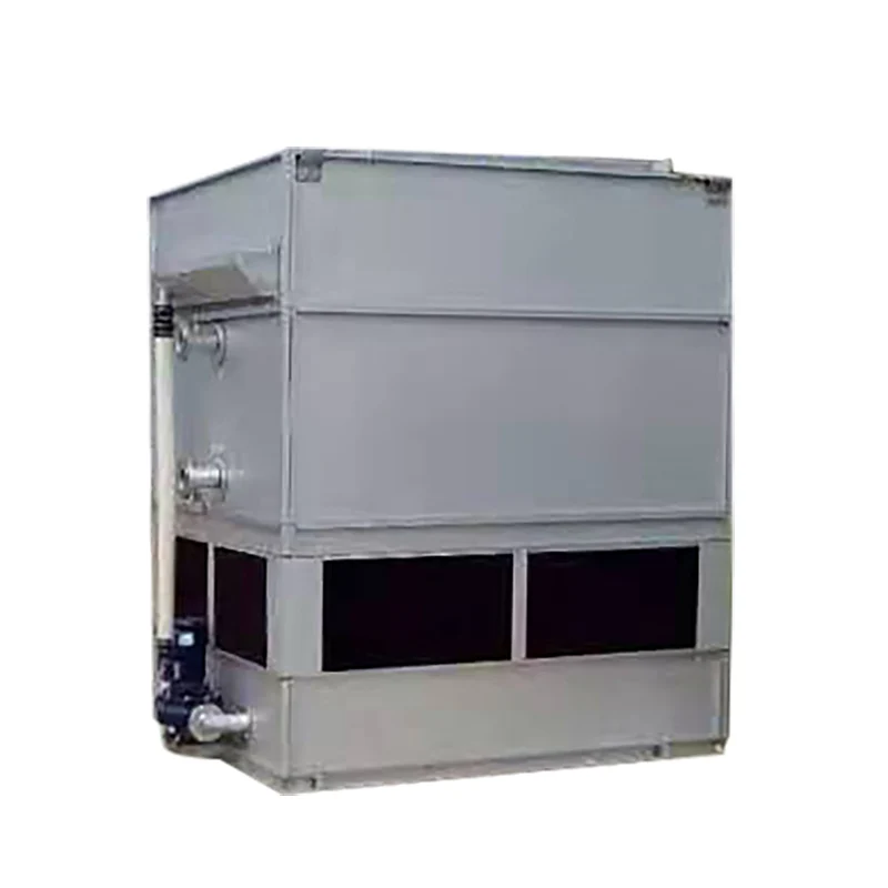 Closed cooling tower for water cooling chiller