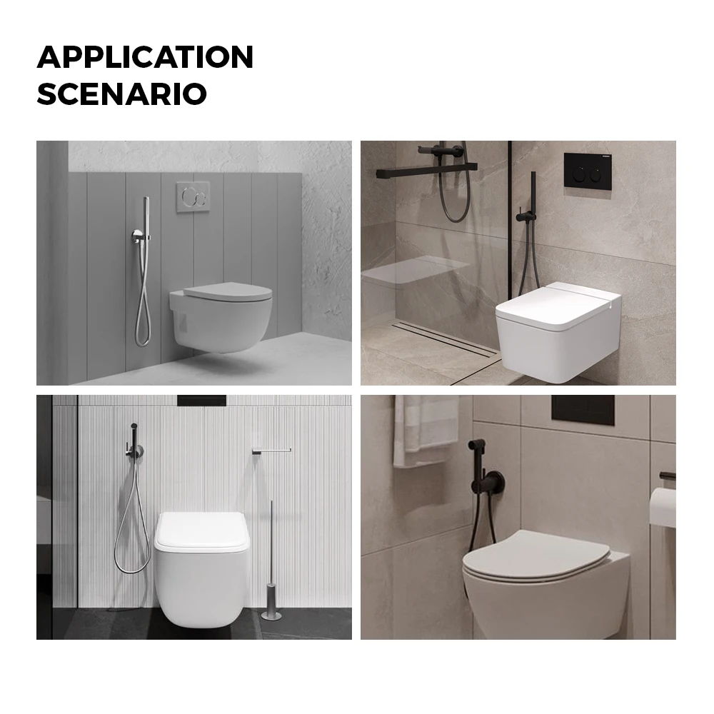 GEE-N Single-Handle Faucet Luxury Contemporary Style Chrome Brass Ceramic Polished Bathroom Shower Bidet Faucet