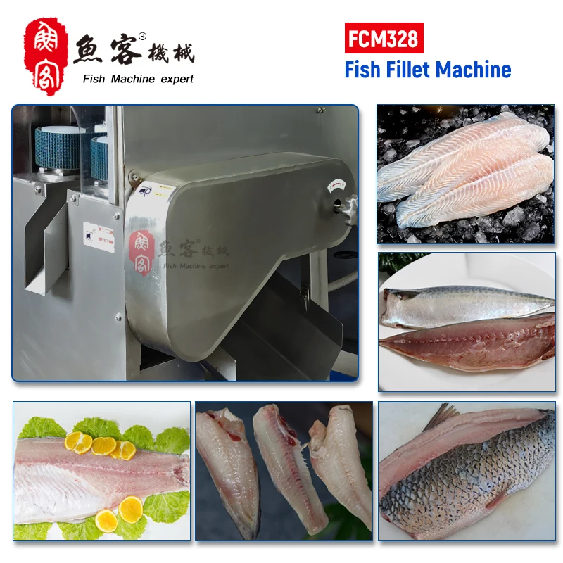 
Hot Sale Fish Filleting Cutting Machine Fish Processing Machine Automatic Fish Middle Bone Remover with CE 