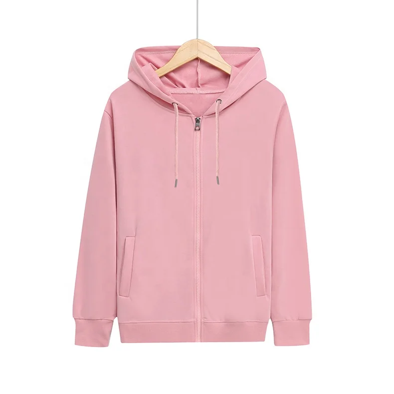 High Quality Vintage Wash Blank Y2K Zipper Hoodie Custom Oversized Print Zip Up Hooded Hoodie For Women