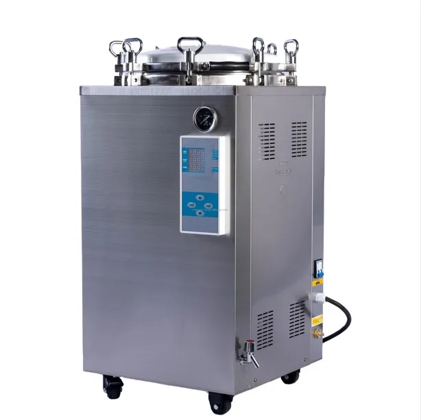 High Pressure Sterilization Equipment vertical type retort autoclave 35 50 75 100 120 150 liter