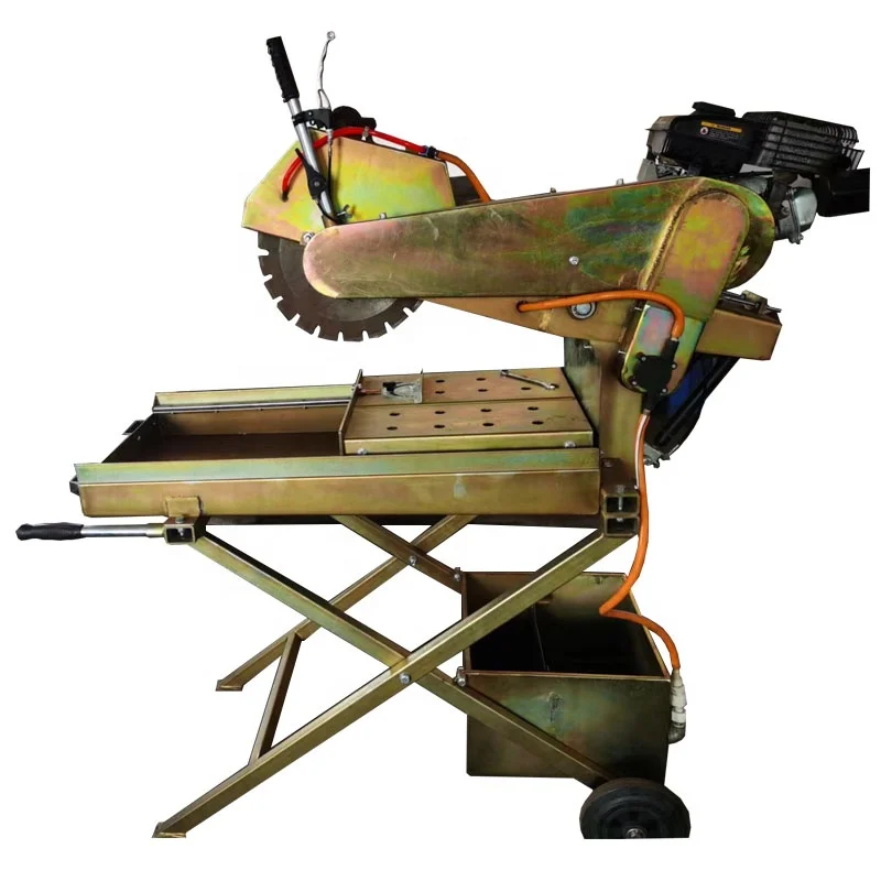 petrol or electric motor gang brick saw stone marble cutting machine for sale