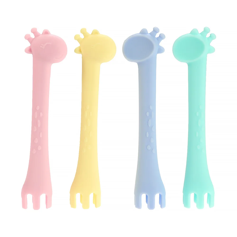 
New Arrival Food Grade BPA Free Soft Baby Chew Teething Toy Giraffe Shape Teether Silicone Baby Teether 