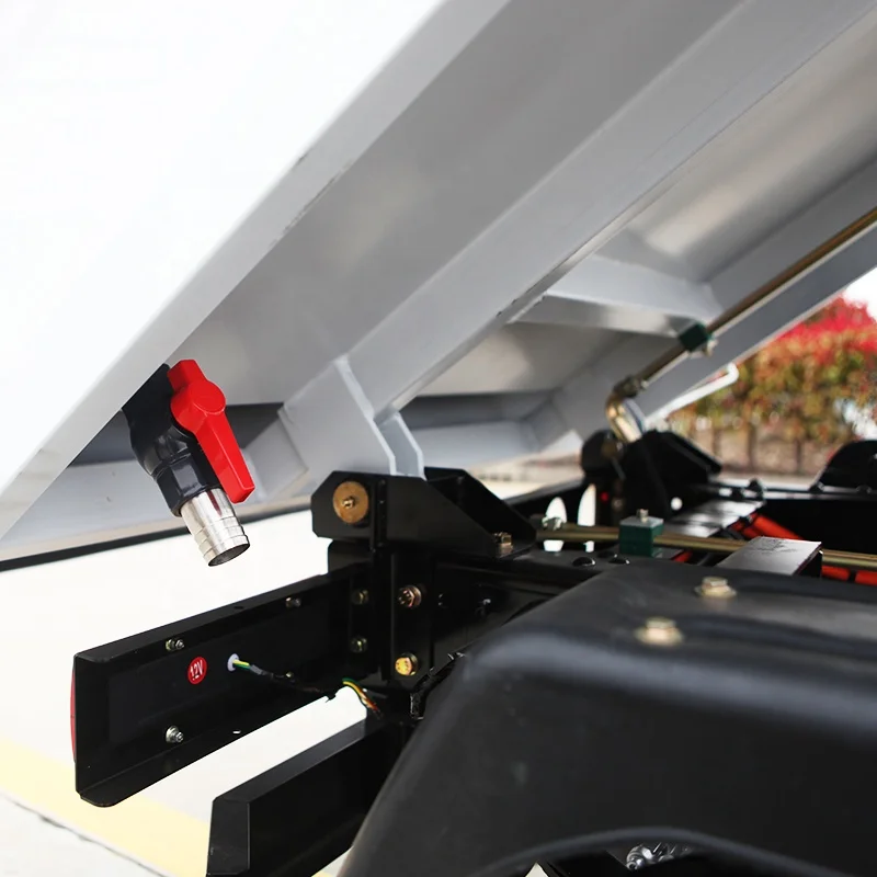 electric garbage transport vehicle mini garbage truck 72V battery powered garbage collecting equipment