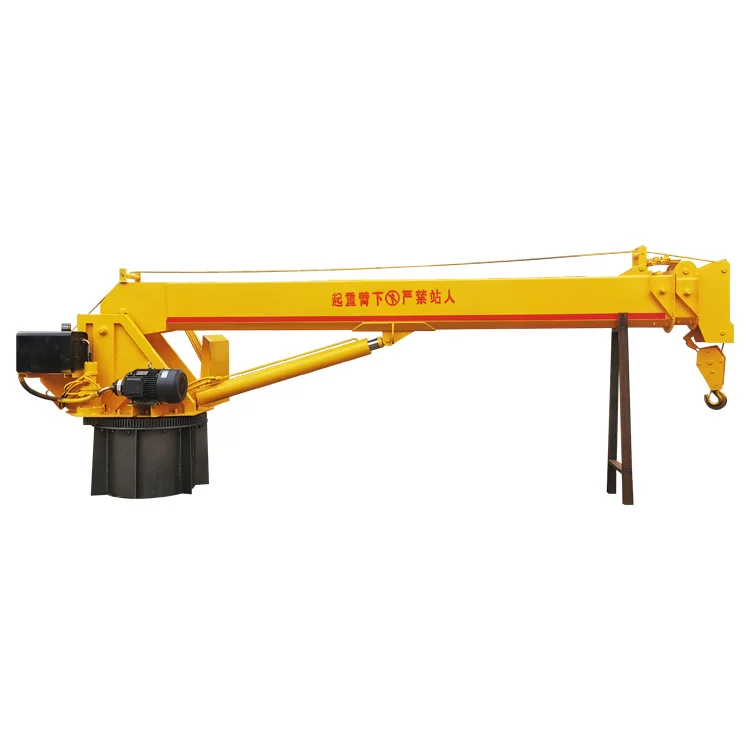 China-made large ship crane manufacturer 12 tons 25 tons light ship unloading crane with ship crane
