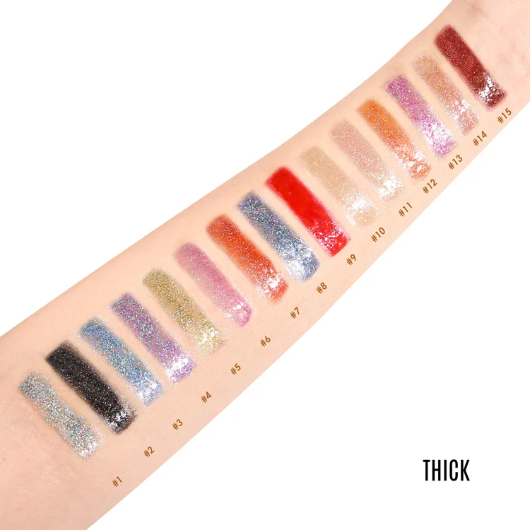 High Shine Volumizing Shimmery Brown Plumping Lip Gloss Diamond Metallic Shiny Glitter Glossy lipstick