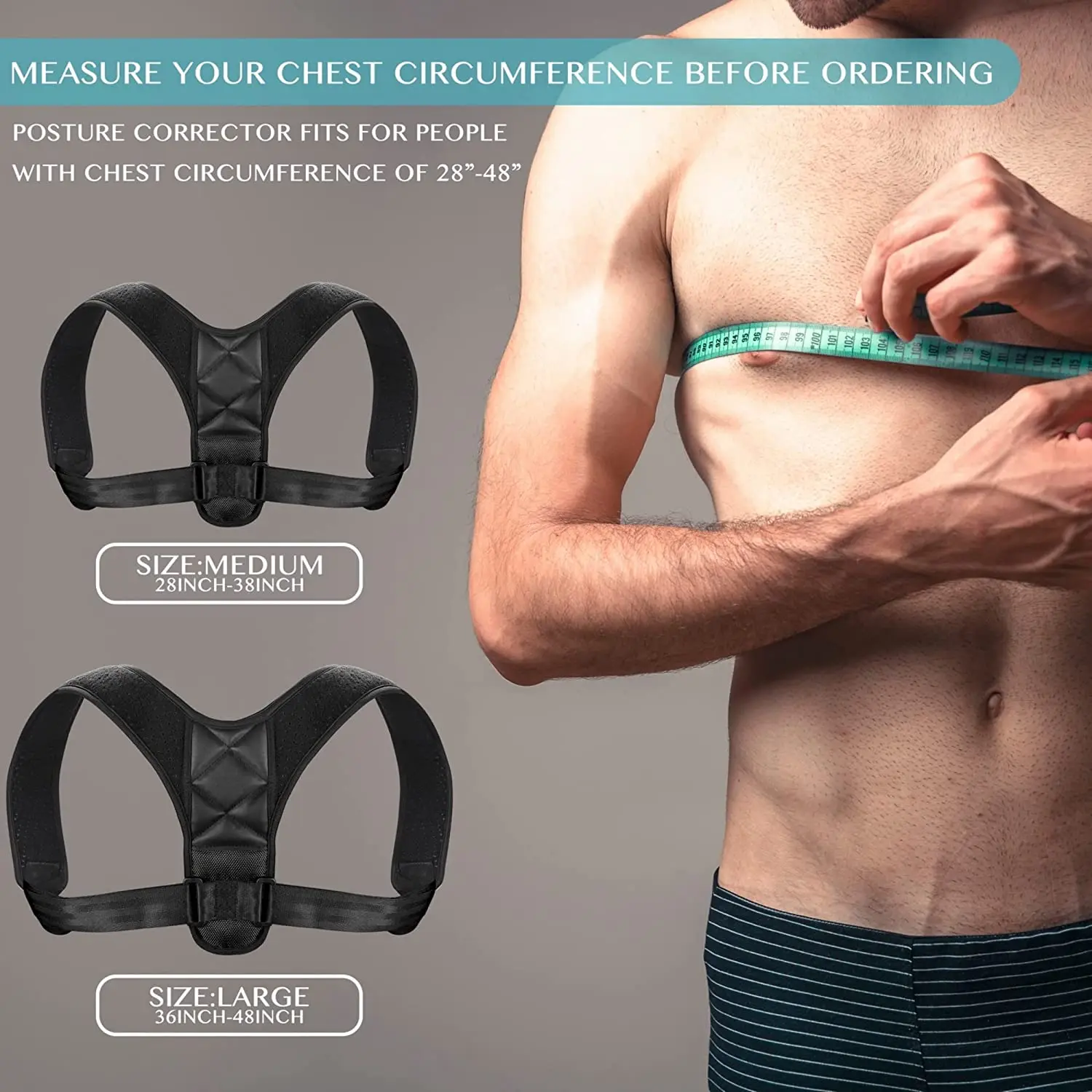 Hot Sale Adjustable back posture corrector Back Pain Support posture corrector for men and women