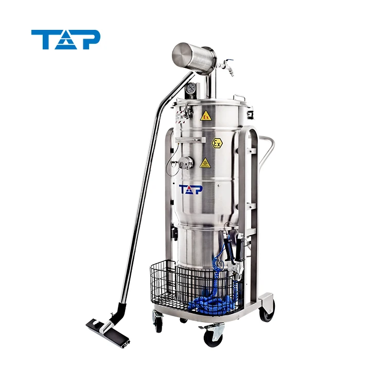 Сертифицированный промышленный взрывозащищенный пневматический пылесос TOP TEX1 Series ATEX