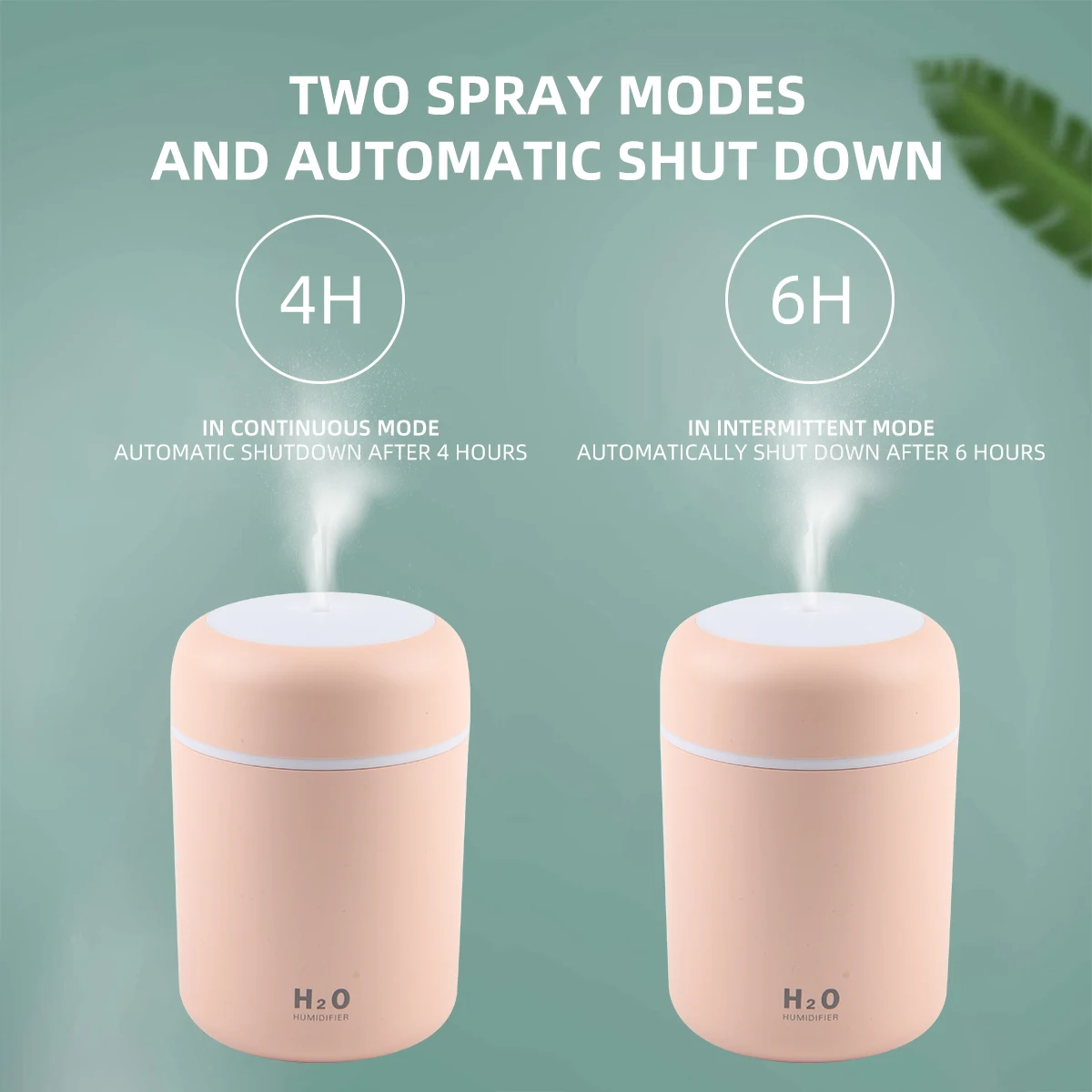 Deiu Dropshipping portable air 300ml humidifier Mini Ultrasonic Atomizer USB Air Humidifier For Home Hotel Car School