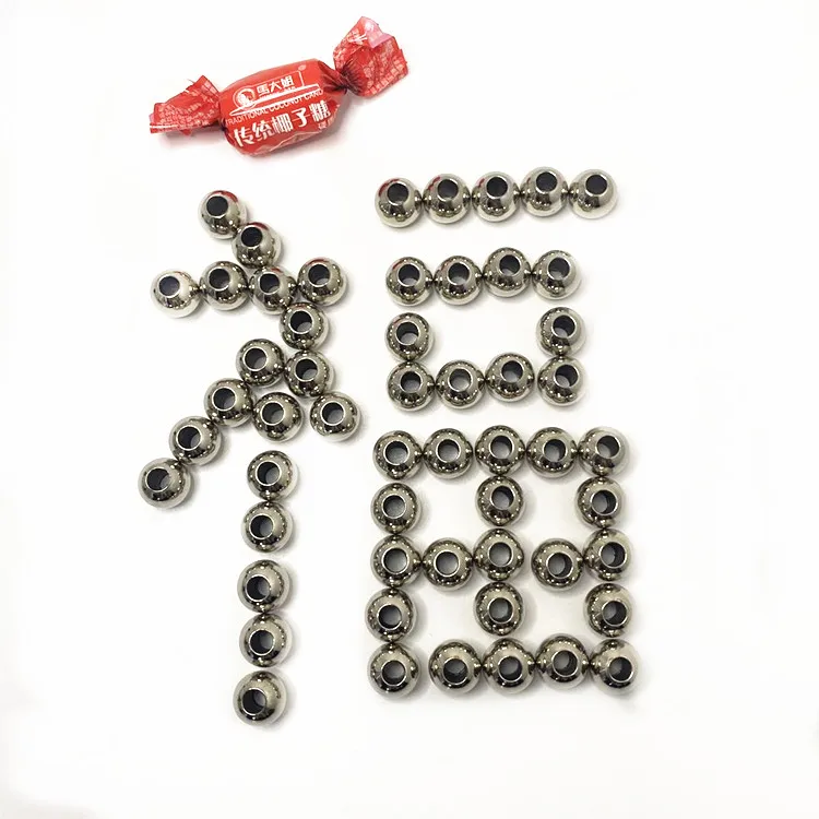 Through hole ball 6mm--19mm carbon steel ball with hole size complete and fast shipping