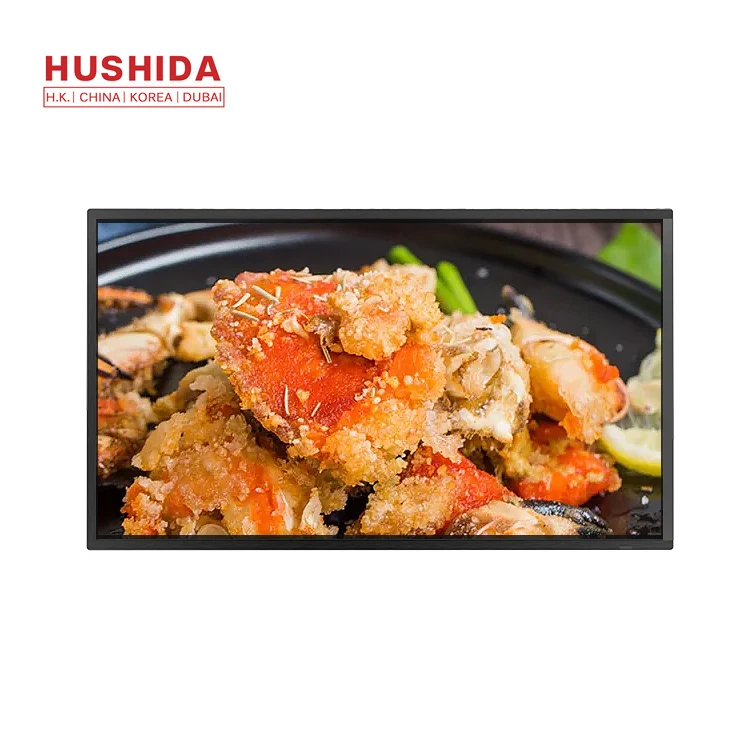 IOTHUB lcd wall mounted digital advertising player indoor advertising small signage monitor screen for advertising