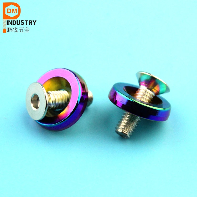 Economical custom design jdm m6 aluminum washers fender washer