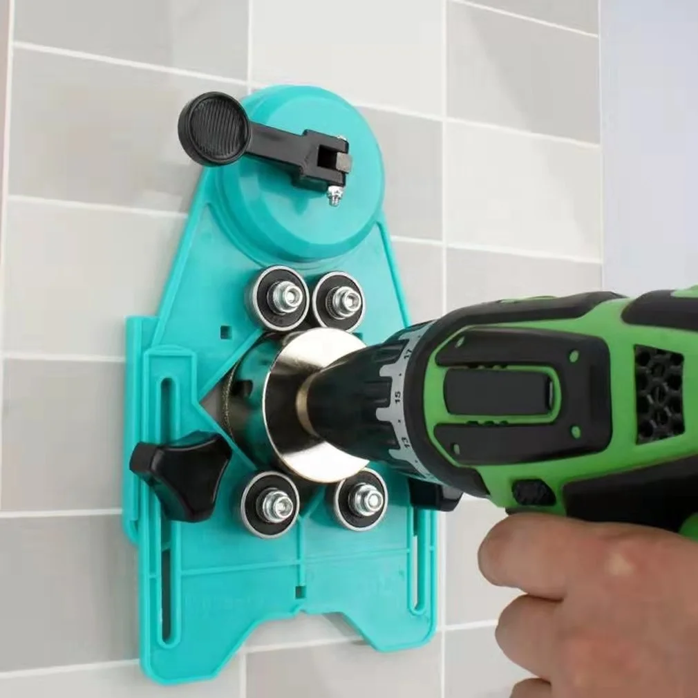 Ceramic tile opening locator Ceramic Hole Saw Openings Locator Adjustable Positioner