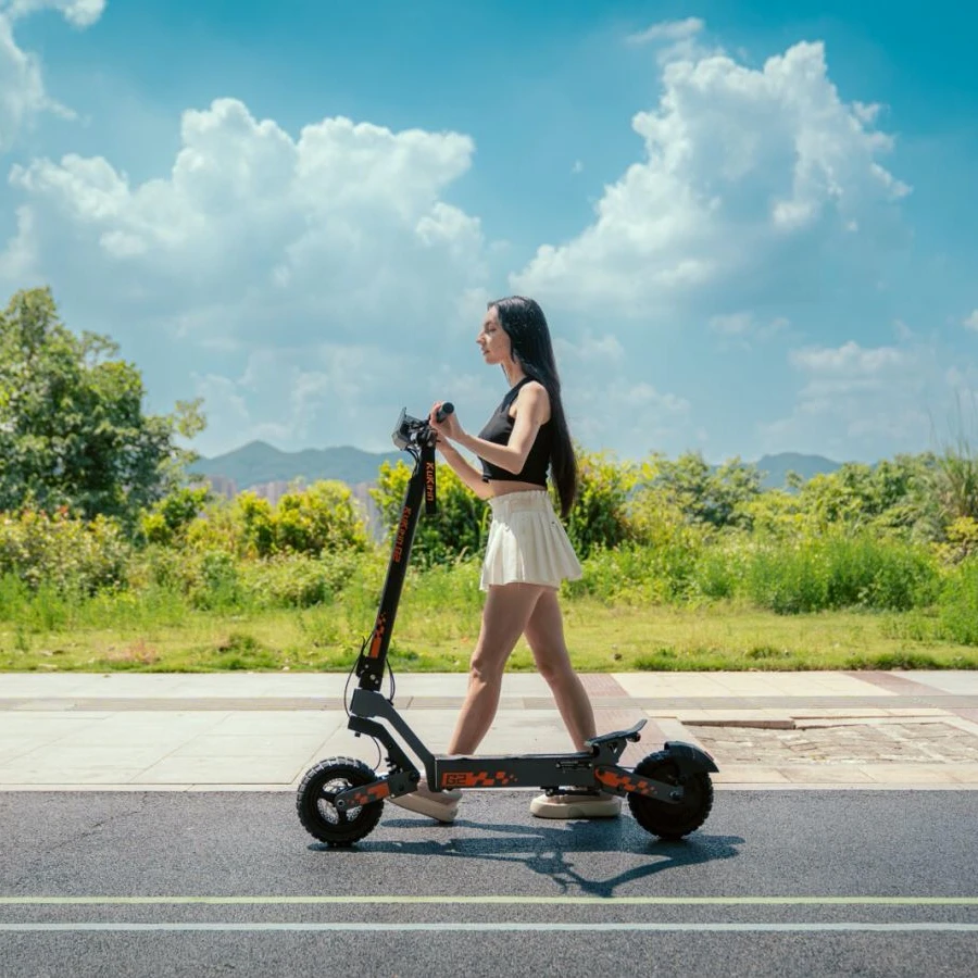 EU Warehouse 10 inch tubeless tires e scooter 48V 15Ah battery 55km long range 800W 45km/h kukirin g2 electric scooter