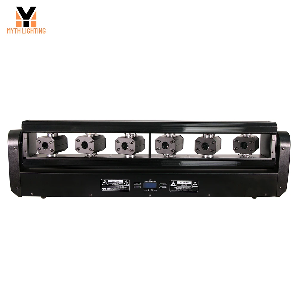 Low price  6x500mw red animation 6 heads beam laser light show system for DJ Lazer night club Party events