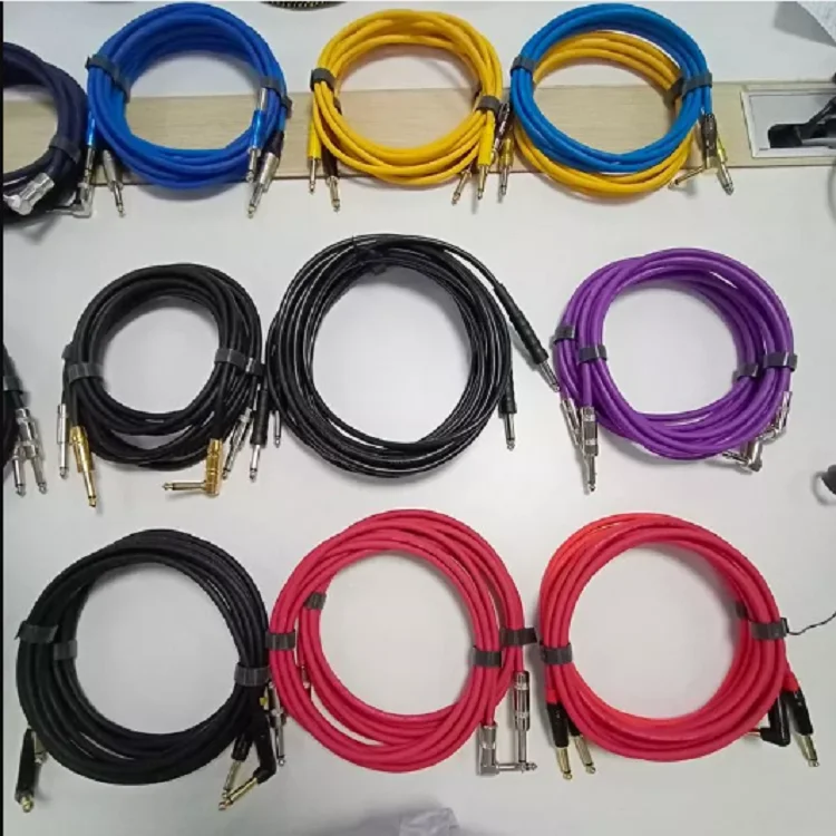 Guitar Cable 10ft Electric Instrument Bass AMP Cord for Electric Mandolin, Pro Audio cable 3m jack to jack