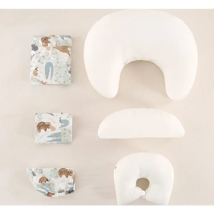 large soft vacuum package custom logo baby nursing pillow adjustable comfortable hand 3 in 1 breastfeeding pillow