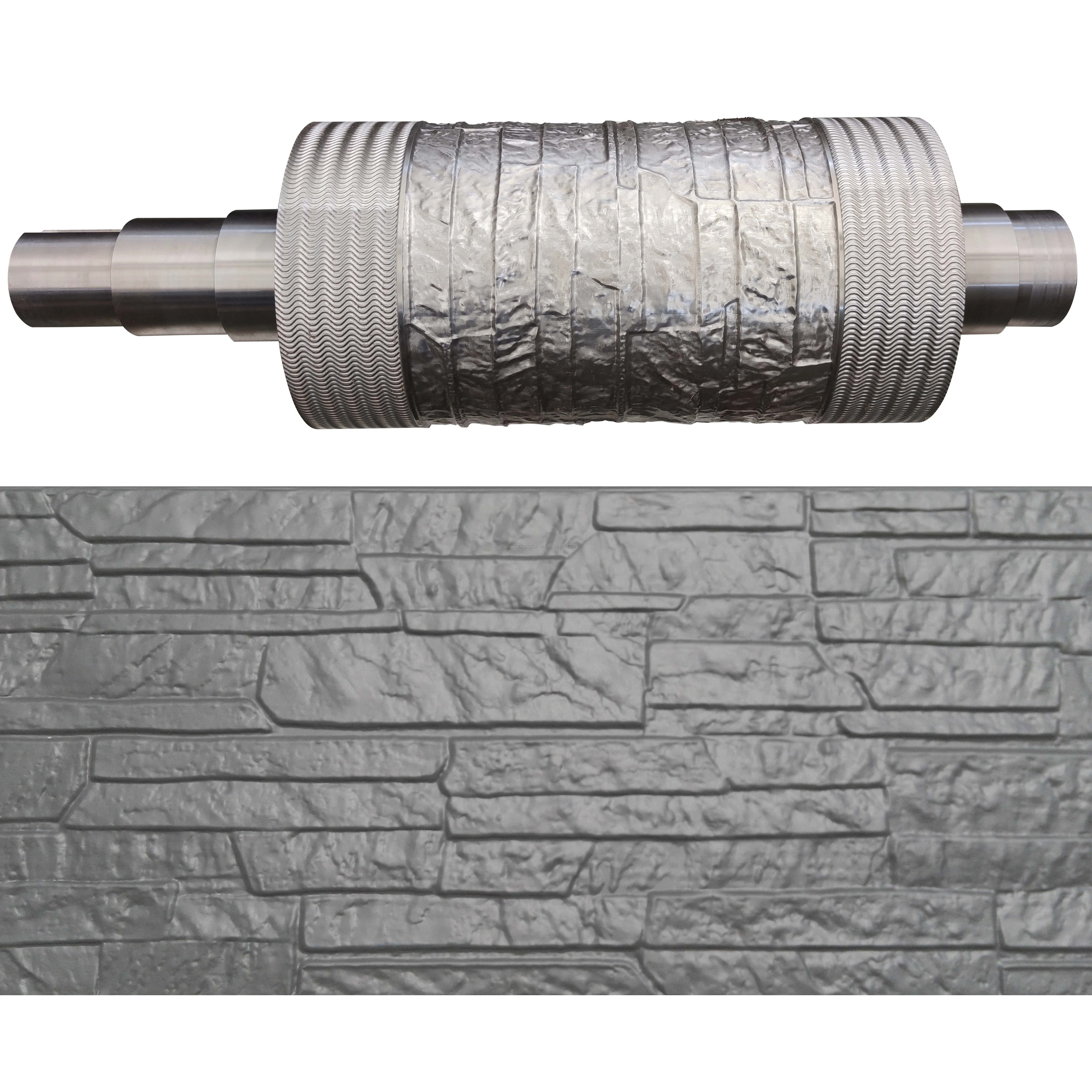 High quality stone design color steel plate embossing roller factory sales