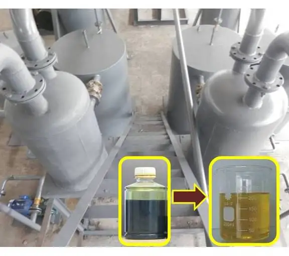 Используется масляный Фильтр утилизации машина завод питания