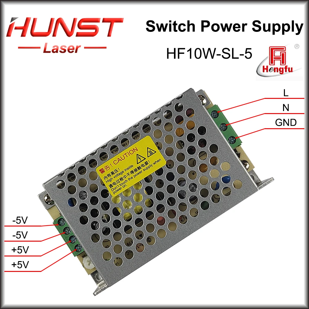 Hunst Hengfu HF10W-SL-5 Switch Power Supply 5V2.0A Switching Power Supply For BJJCZ Control Card Co2 Fiber Laser Marking Machine