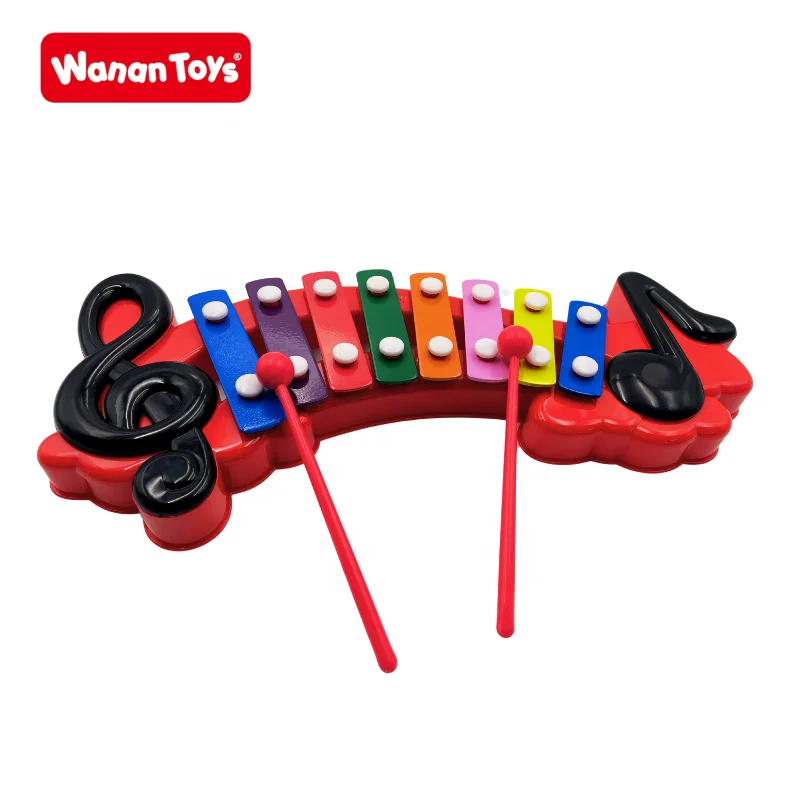 2024 High Quality children Educational music Toys  baby funny  Music Instrument Toy musical note shape plastic Xylophone toy