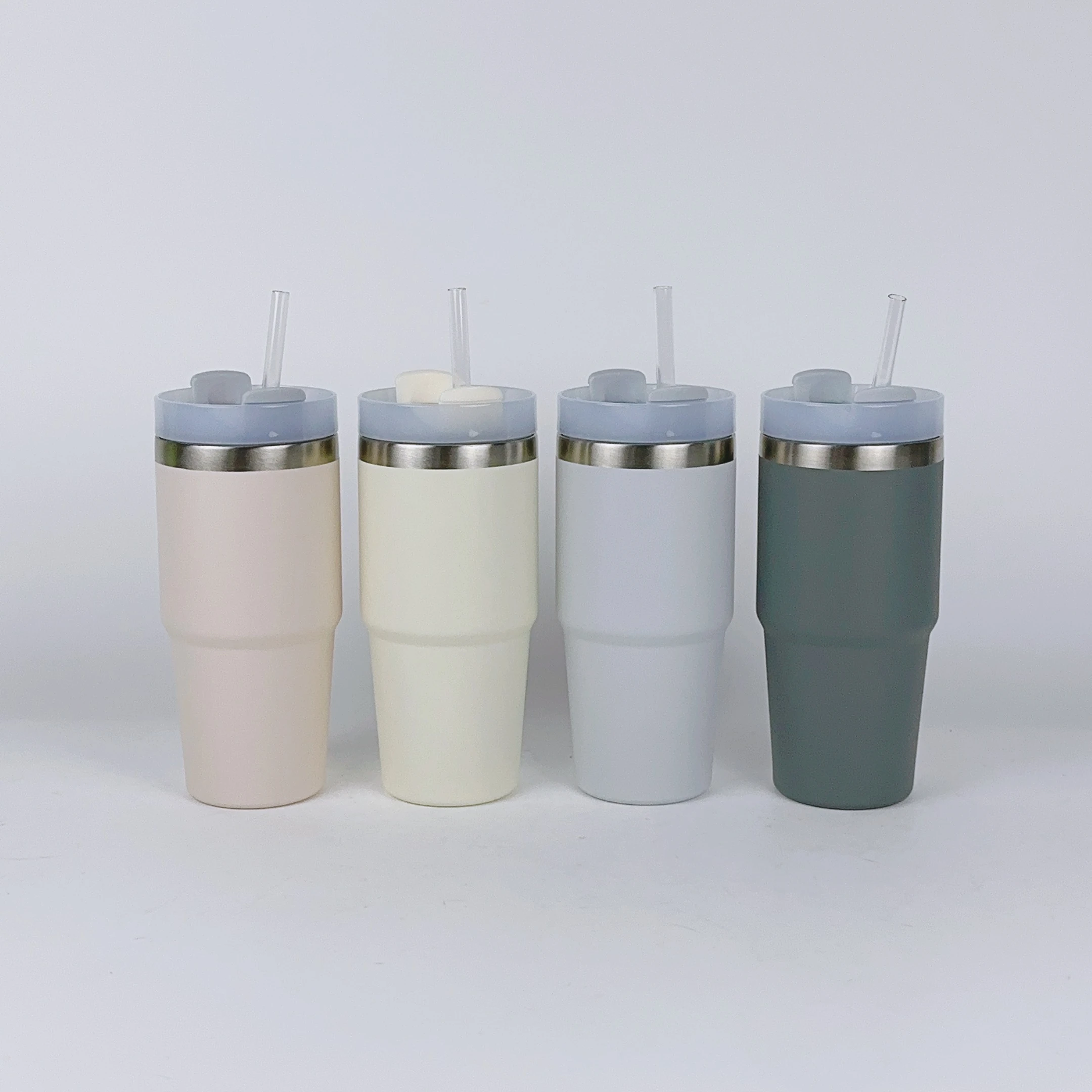 Custom logo 14 oz Water Bottle Double Wall Vacuum Insulated Stainless Steel Kids Tumbler with Lid and Straw